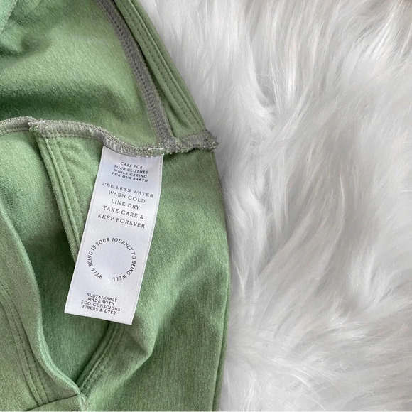 WellBeing + BeingWell Loungewell Willow Sports Bra Green Revolve - Picture 7 of 11